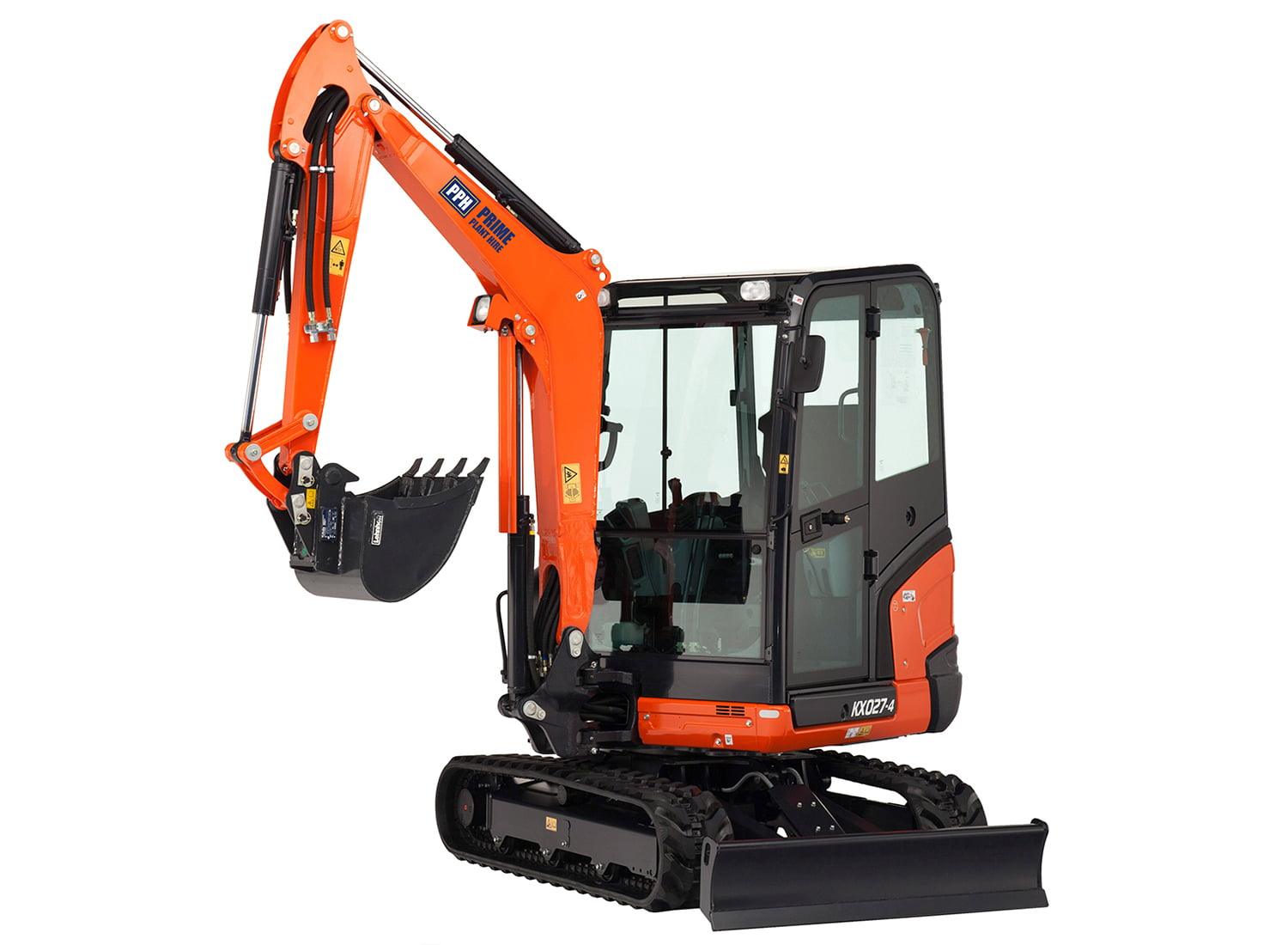 Mini digger hire Croydon for foundation trenches and footings